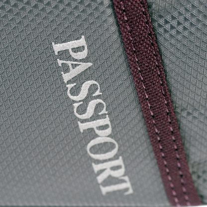 Passport logo on seat pack