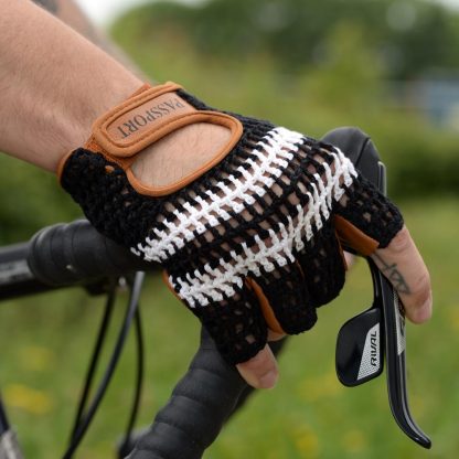 Crochet Back Cycling Gloves