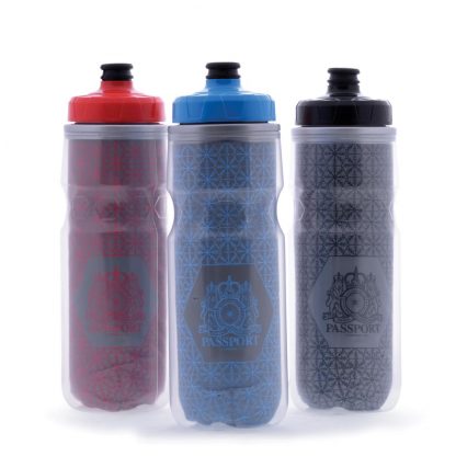 Passport reflective water bottles
