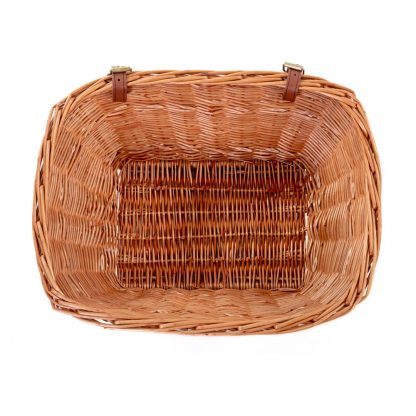 Passport Rectangular Wicker Basket top view